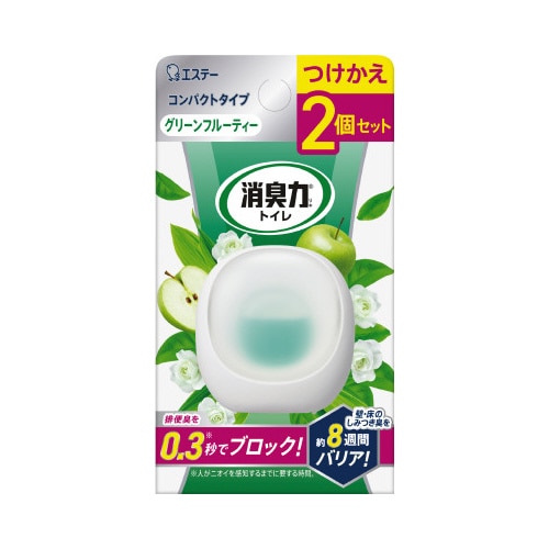 消臭力コンパクトトイレ用かえ２個Ｇフルーティー×３