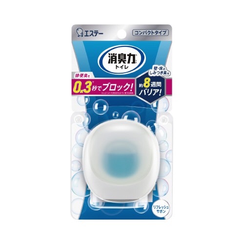 消臭力コンパクト　トイレ用　本体　ＲＦサボン×３