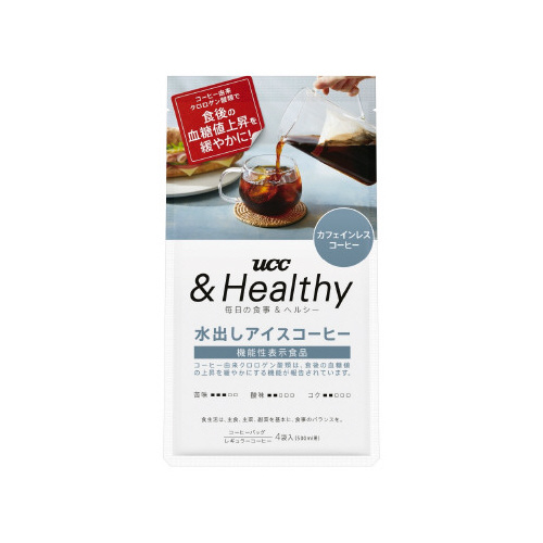 ＆Ｈｅａｌｔｈｙ　水出しアイスコーヒー　４袋×１２※