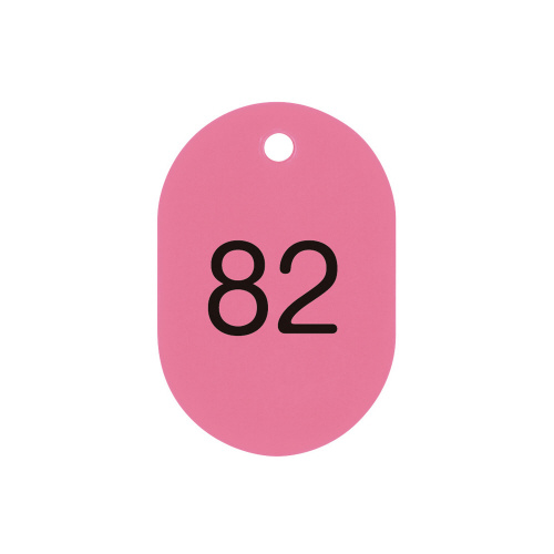 番号札　小　５１－１００　ピンク