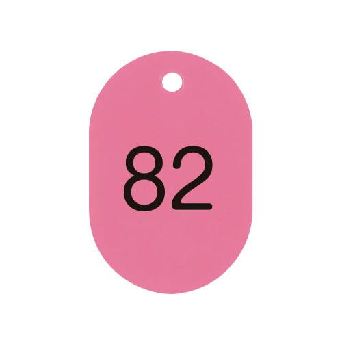 番号札　大　５１－１００　ピンク