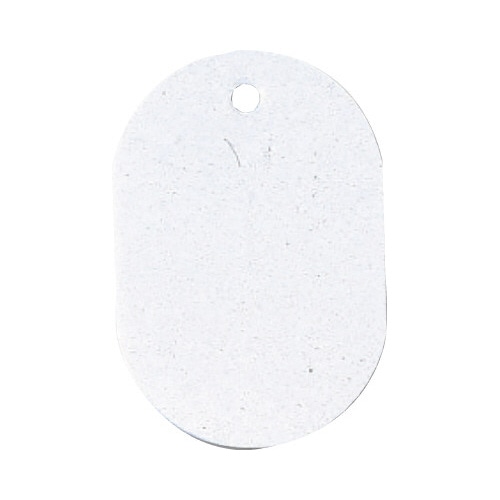 番号札　小　無地　１０個入　白