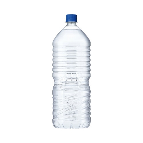 自然が磨いた天然水　２Ｌ　ラベルレス　９本※