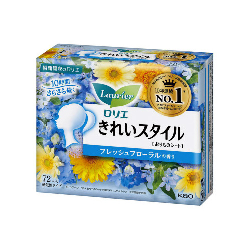 ロリエ　きれい　フレッシュフローラル７２個×６