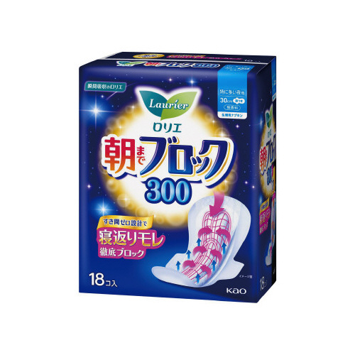 ロリエ　朝までブロック３００×６　１８枚入×６