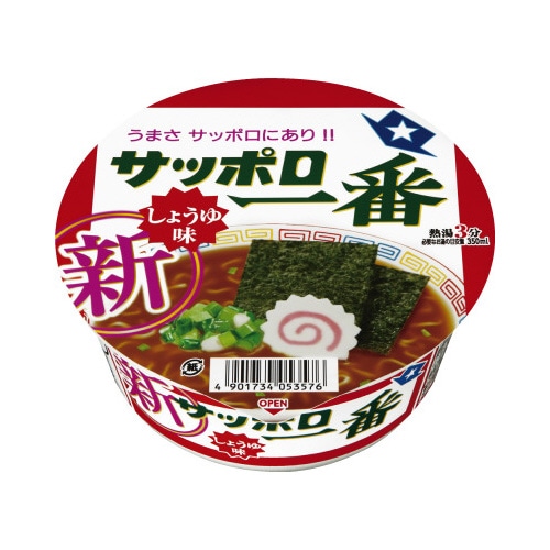 サッポロ一番　しょうゆ味どんぶり　１２食入※