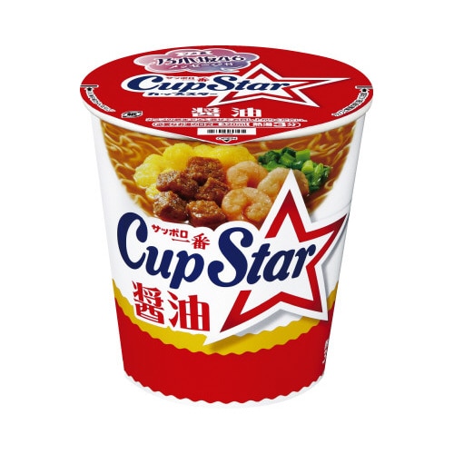 サッポロ一番　カップスター　醤油　１２食入※