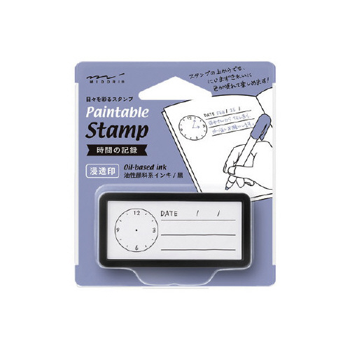スタンプ　浸透印　時間の記録