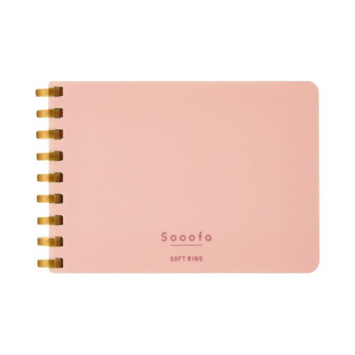 ソフトリングノート＜スーファ＞　４ｍｍ方眼罫　Ａ７