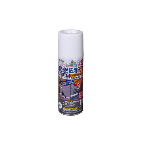 道路線引き用スプレー　極太線用　白