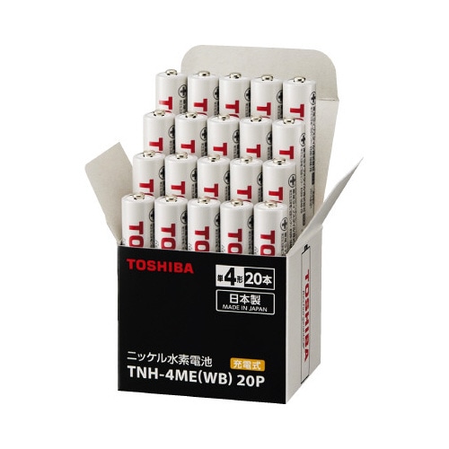 ニッケル水素充電池　標準　単４形（２０本入）