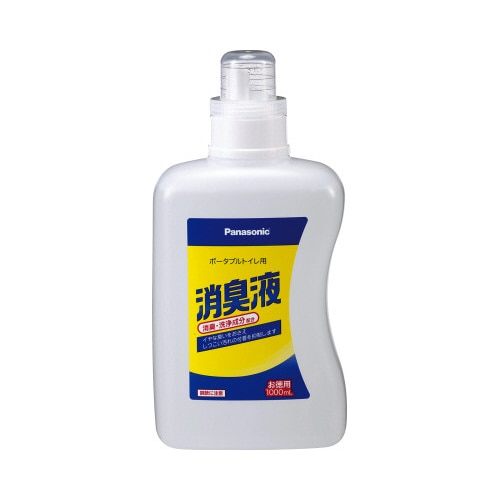 ポータブルトイレ用消臭液　無色タイプ　１Ｌ×６