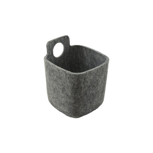 小物収納　フェルトカップ　ストーングレー