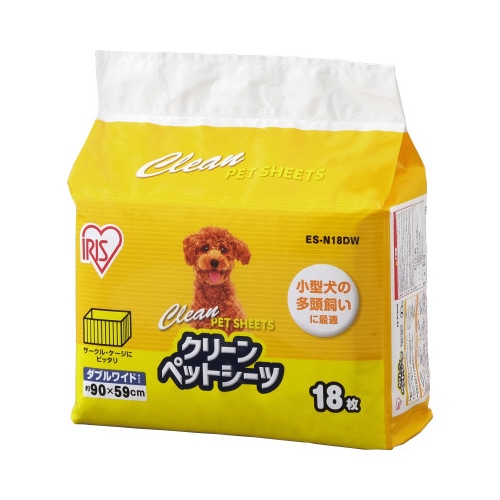 クリーンペットシーツ　ダブルワイド１８枚Ｘ８