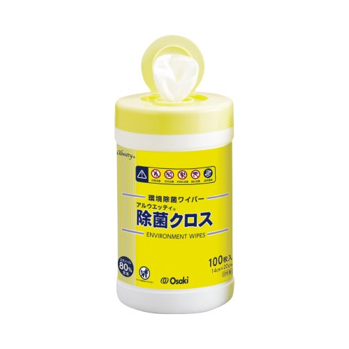 アルウエッティ除菌クロス　１００枚　本体×２０