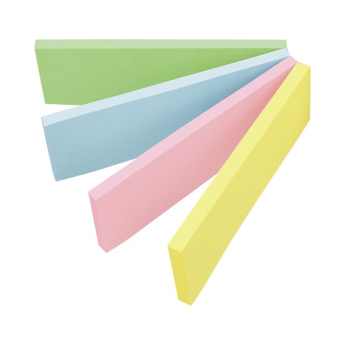 どこからでもふせんパステル５０×１５ｍｍ　４冊×４