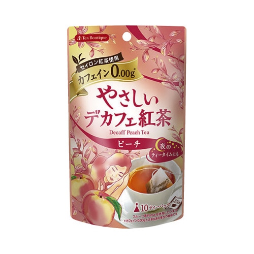 ティーブティック　やさしいデカフェ紅茶　ピーチ※