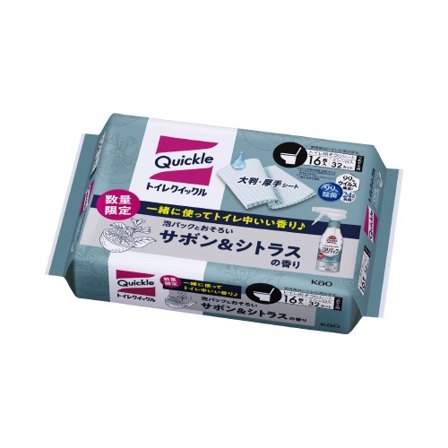 トイレクイックル替サボン＆シトラス１６枚入