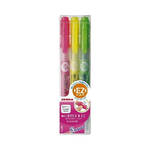 蛍光オプテックス１ＥＺ　３色セットＸ３