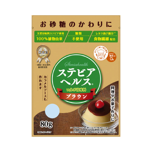 ステビアヘルス　ブラウンミニ８０ｇ×３６※