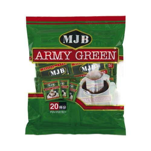 ＭＪＢ　アーミーグリーンドリップコーヒー　２０Ｐ※