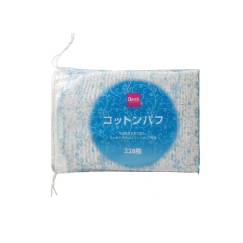 Ｃｌｅｓｈ　コットンパフ　２２８枚×４２