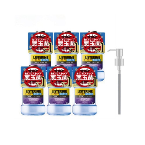 薬用リステリン歯周クリア１Ｌ×６本ポンプ付き