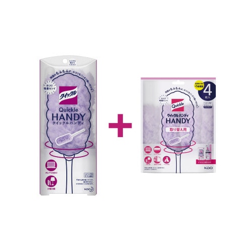 クイックルハンディ　本体＋替シート４枚入セット
