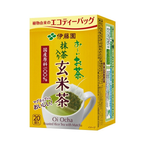 おーいお茶ティーバッグ　抹茶入り玄米茶　４００袋※
