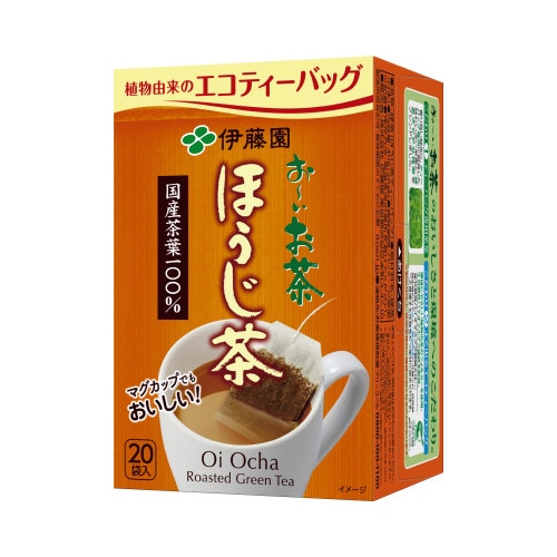 おーいお茶ティーバッグ　ほうじ茶　２０袋入×２０※