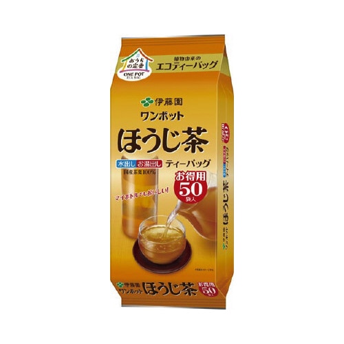 ワンポットエコティーバッグほうじ茶　５０袋×５※