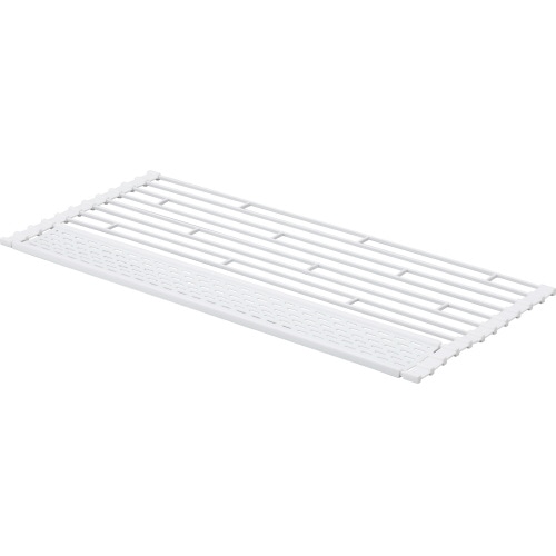 折り畳み水切り　タワー　トレー付き　Ｌ　ホワイト