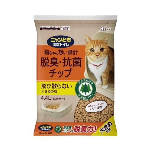 ニャンとも清潔トイレ　チップ　Ｌ　４．４Ｌ