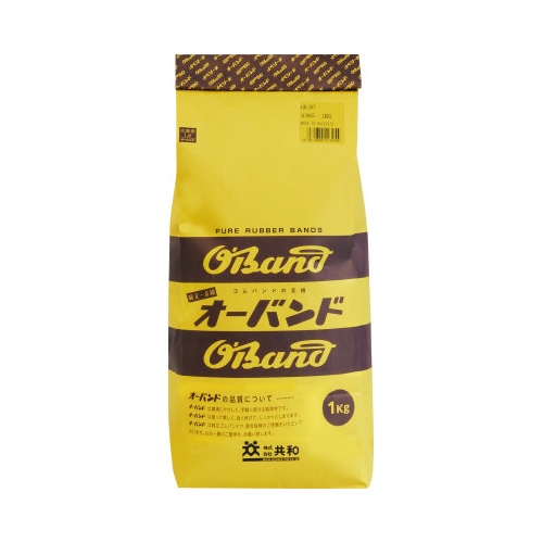 【輪ゴム】　オーバンド　＃２７０　アメ色　１ｋｇ袋