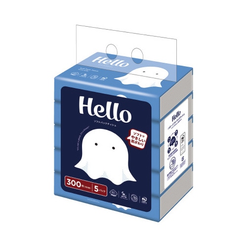 ハローソフトパックティッシュ１５０組５個Ｐ×２０