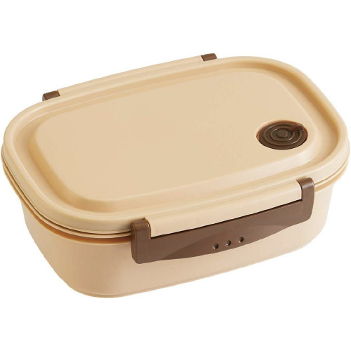 ラク軽弁当箱　Ｌ　ベージュ　２セット