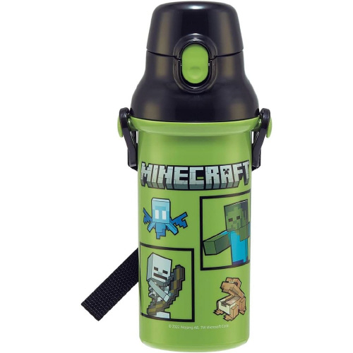 プラスチック製　子供用水筒　マインクラフト