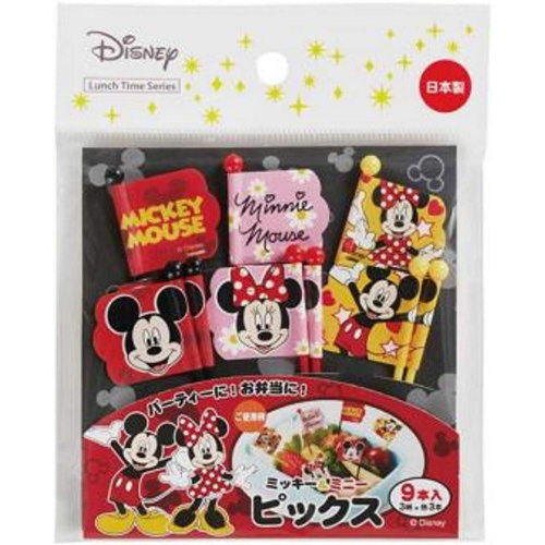 ディズニーミッキー＆ミニーピックス９本入４セット