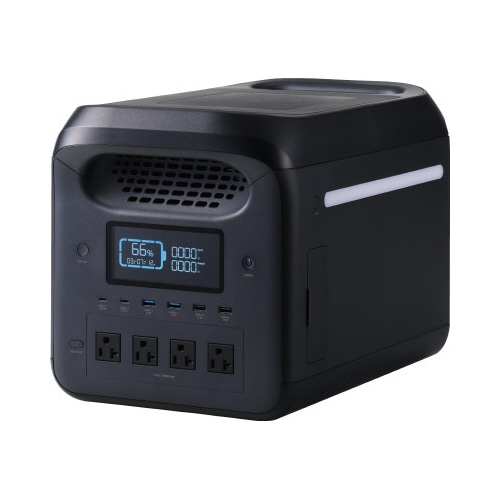 ポータブル電源１２２９ＷｈＡＣ定格出力１５００Ｗ