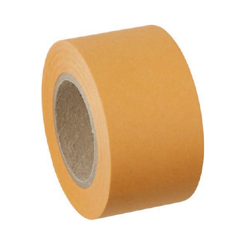 強粘着ロール付箋詰替２５ｍｍ　オレンジ　２巻入ｘ５