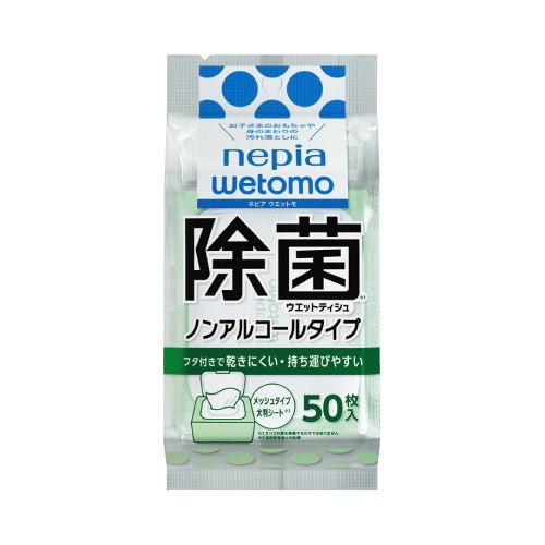 ネピアｗｅｔｏｍｏ除菌ＷＴノンアル×６