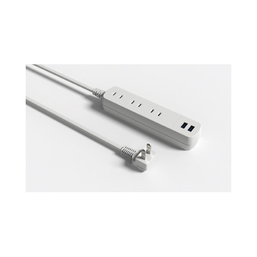 １２Ｗスマートコードタップ３個口２ｍ　ＷＨ