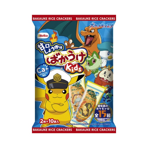 ばかうけＫｉｄｓ甘口しょうゆポケモン２０枚×１２※