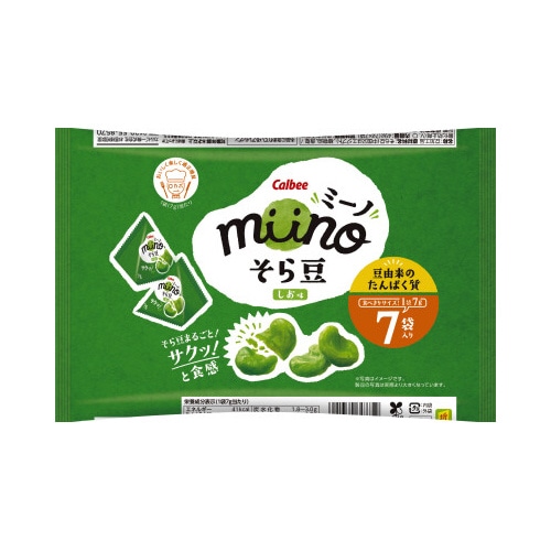 ｍｉｉｎｏそら豆しお味三角パック×１２※