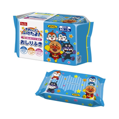 アンパンマン　おしりふき６０枚×３個パック