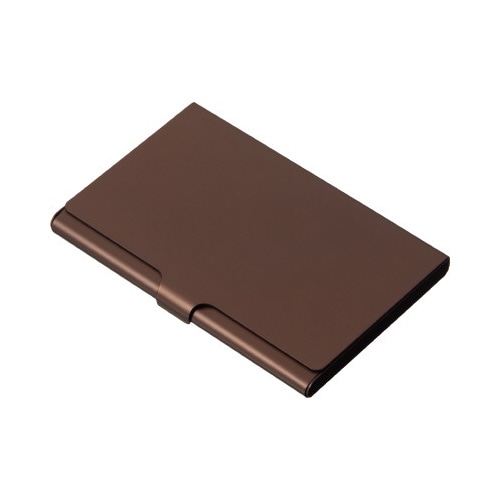 アルミカードケースＳダークブラウンｘ５