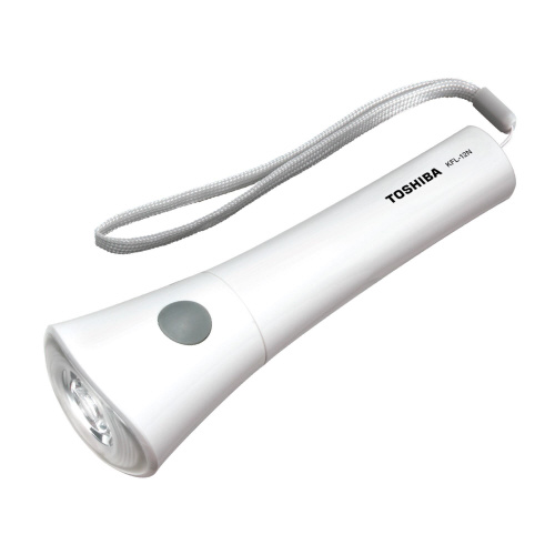 ＬＥＤ懐中電灯　ホワイト　単１形２本（電池別）