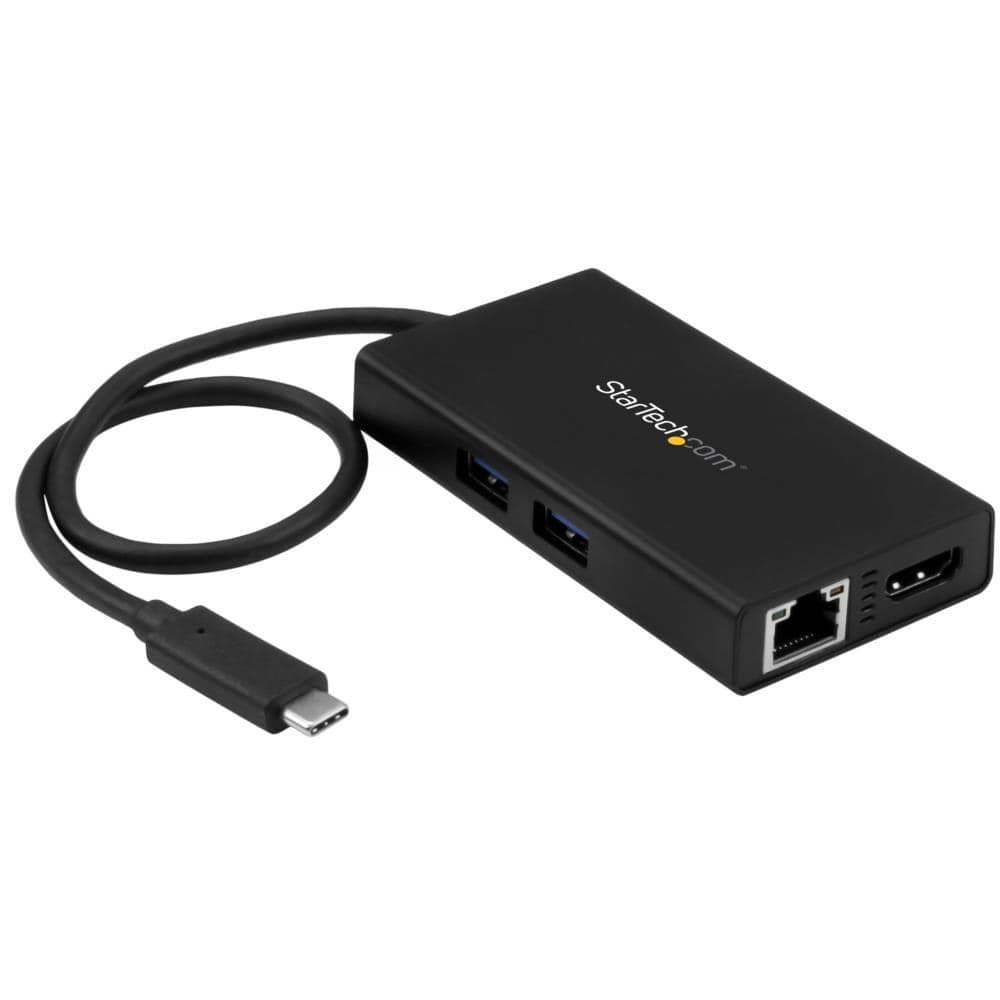 USB Type-C接続ノートPCパソコン用ドッキングステーション　4K HDMI対応　USB Power Delivery(USB PD)対応　USB 3.0 2ポート搭載　ギガビットイーサネット　保証期間： 3年間