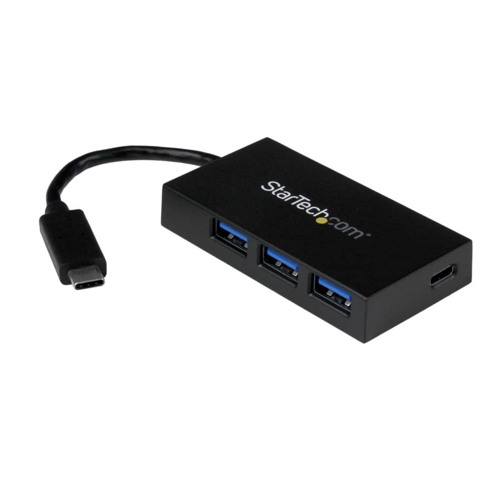 USB-C接続4ポートUSB 3.0ハブ　USB A 3ポート/ USB-C 1ポート搭載HUB　USB 3.1 Gen 1対応　Type-Cコネクタ使用　5Gbps　保証期間： 2年間