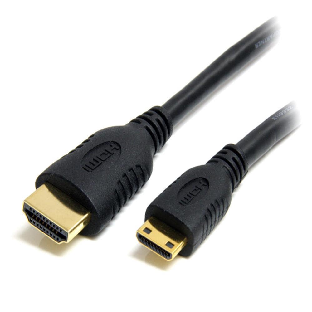 イーサネット対応ハイスピードHDMIケーブル　2m　HDMI(タイプA) - Mini HDMI(タイプC)　オス/オス　保証期間： 永久保証